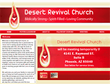 Tablet Screenshot of desertrevival.org